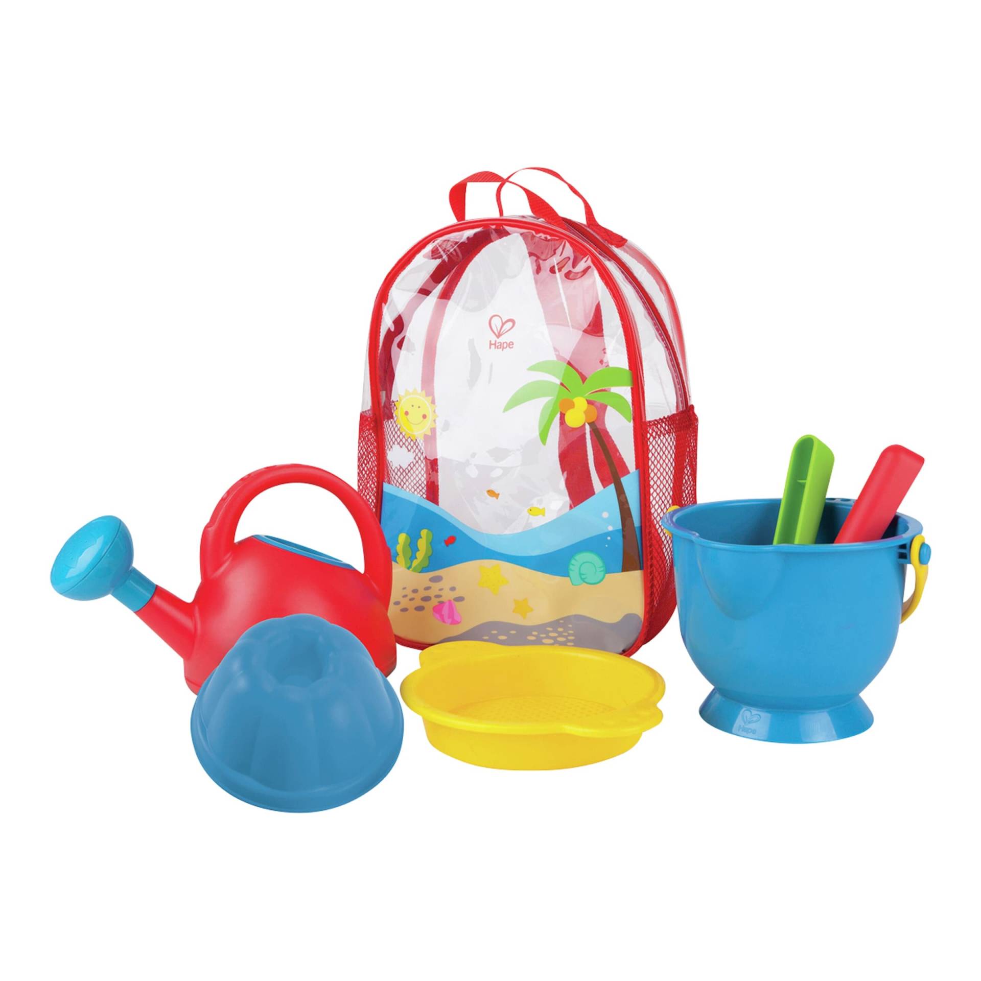 Hape Sandspielzeug Strandrucksack Grundausstattung Hape Sandspielzeug Strandrucksack Grundausstattung von Hape
