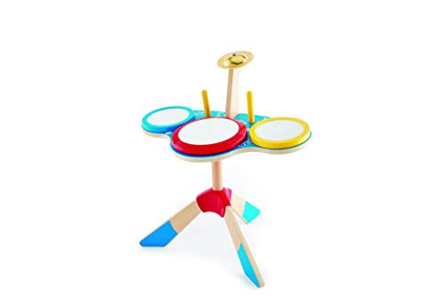 Hape Schlagzeug und Becken, Spielzeug Musikinstrument für Kinder ab 3 Jahre Hape Schlagzeug und Becken, Spielzeug Musikinstrument für Kinder ab 3 Jahre von Hape
