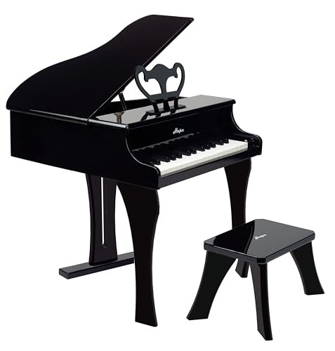 Hape Spielzeug-Flügel, Kinderinstrument, Spielzeugklavier, schwarz, ab 3 Jahre von Hape