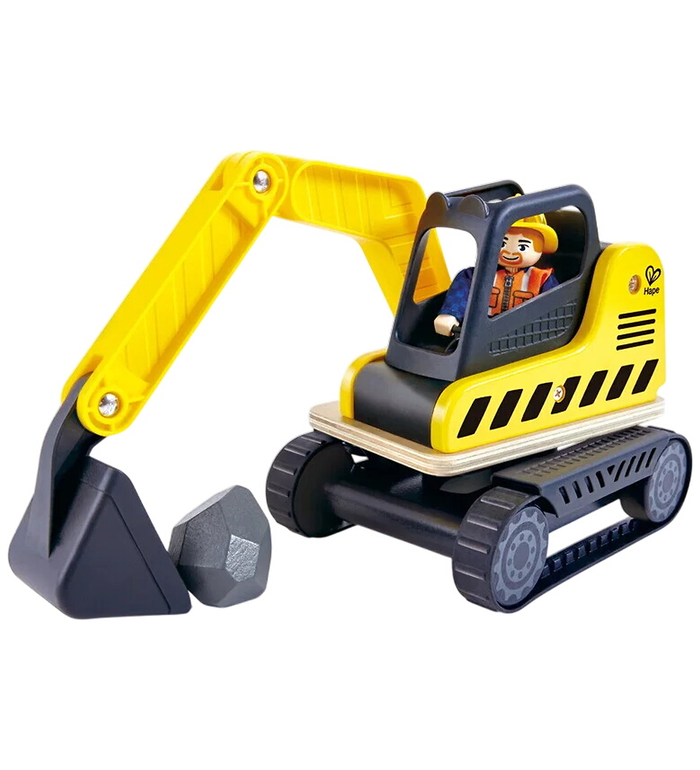Hape Spielzeugauto - Dig N' Dump Bagger - Hape - One Size - Autos von Hape
