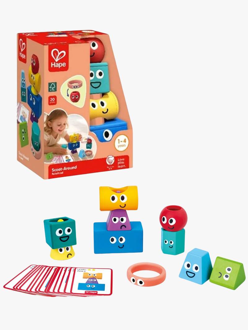 Hape Stapelturm Geometrie 10 Teile, Babyspielzeug von Hape
