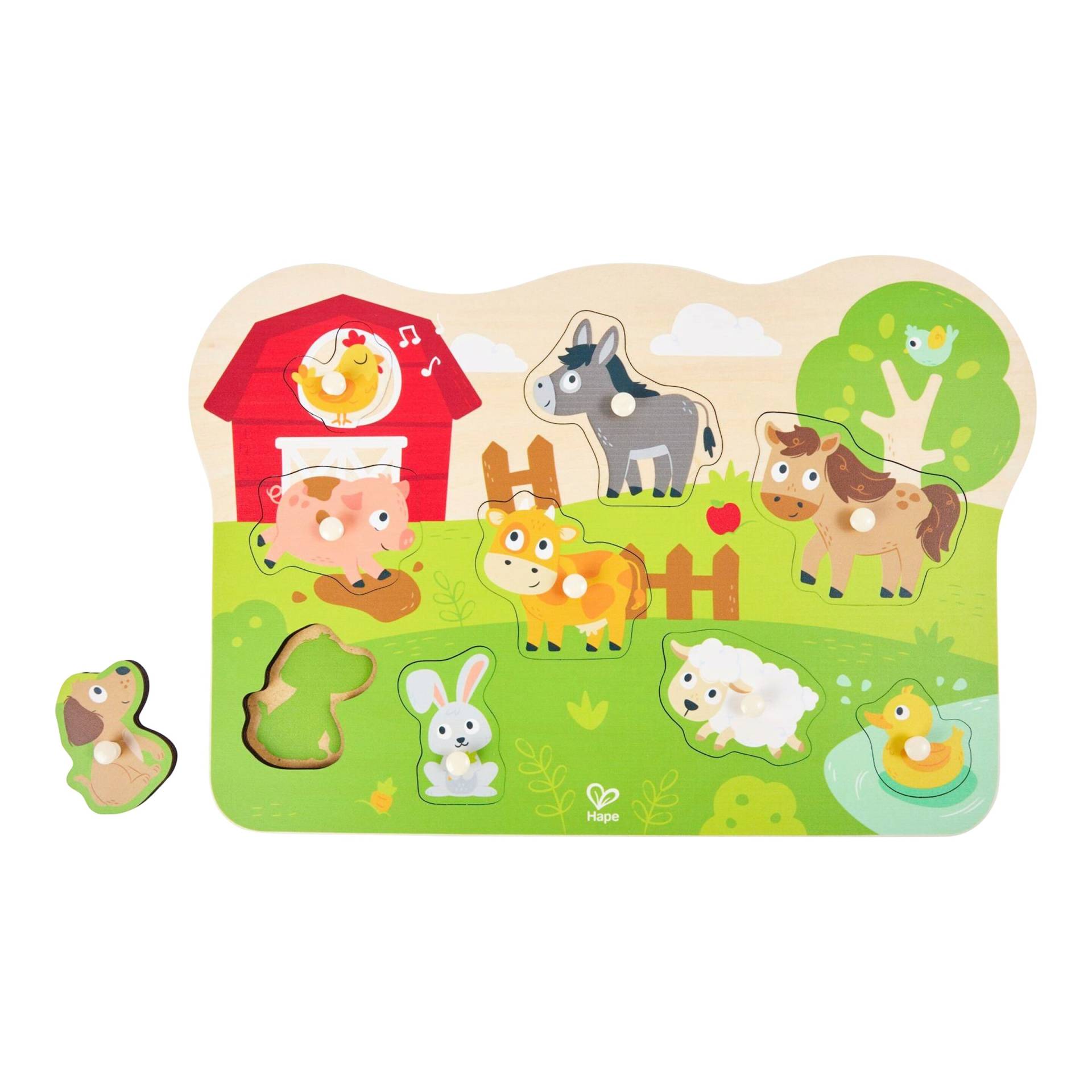 Hape Steckpuzzle Bauernhof von Hape