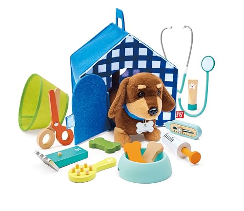 Hape Tierarzt-Set, Spielzeug aus Holz für Kinder, tragbare Tierklinik Hape Tierarzt-Set, Spielzeug aus Holz für Kinder, tragbare Tierklinik von Hape