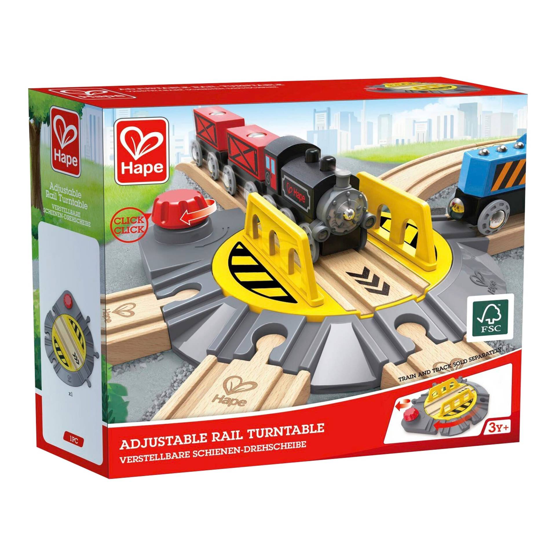 Hape Verstellbare Schienen-Drehscheibe von Hape