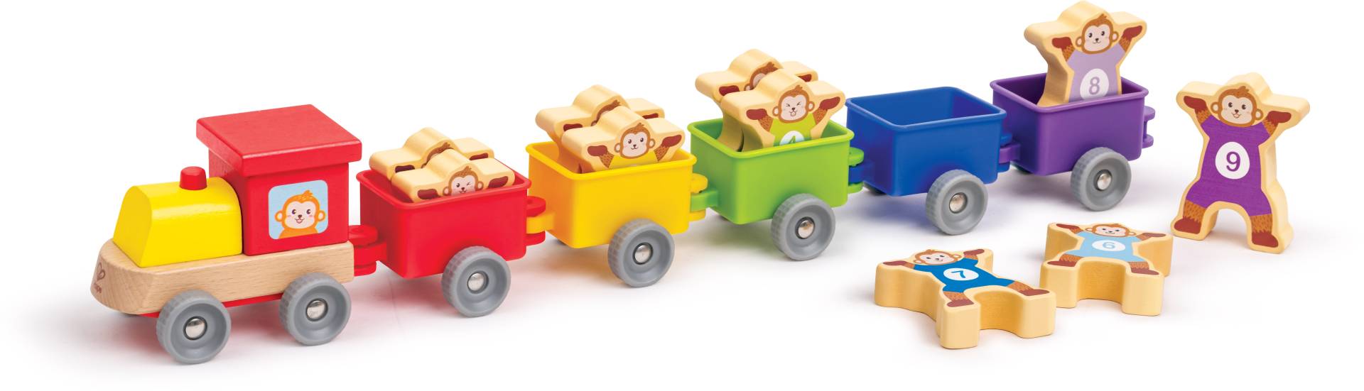 Hape Zahlenzug Affen von Hape