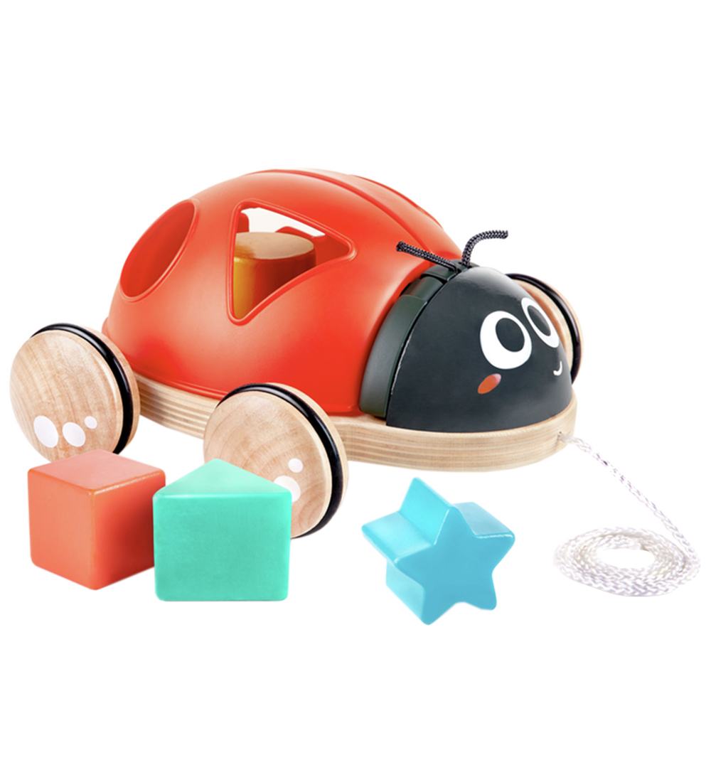 Hape Ziehspielzeug - Marienkäfer m. Klötze - Hape - One Size - Nachziehspielzeug Hape Ziehspielzeug - Marienkäfer m. Klötze - Hape - One Size - Nachziehspielzeug von Hape