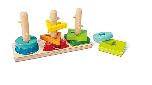 Hape: Monster Twist & Stack Blocks – Form- und Farbsortierer, Holzspielzeug, lustige Monstergesichter, einzigartig geformte Blockstücke, Kinder und Kleinkinder ab 18 Monaten Hape: Monster Twist & Stack Blocks – Form- und Farbsortierer, Holzspielzeug, lustige Monstergesichter, einzigartig geformte Blockstücke, Kinder und Kleinkinder ab 18 Monaten von Hape