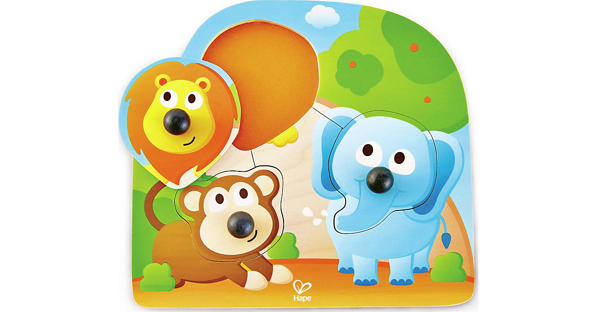 Knopfpuzzle Dschungeltiere Knopfpuzzle Dschungeltiere von Hape