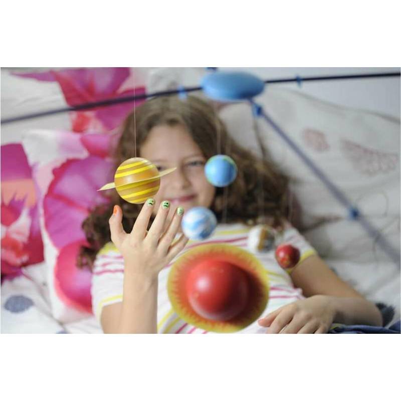 Lernspiel Hape Kit sistema solare rotante in 3D 37,3 x 28,3 x 6,5 cm von Hape