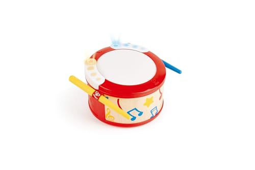 Hape Lern-Spiel-Trommel | Musikinstrument für Kinder ab 12 Monaten, E0620 von Hape