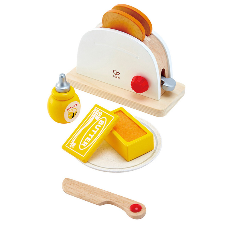 Pop-Up-Toaster-Set 7-teilig aus Holz von Hape