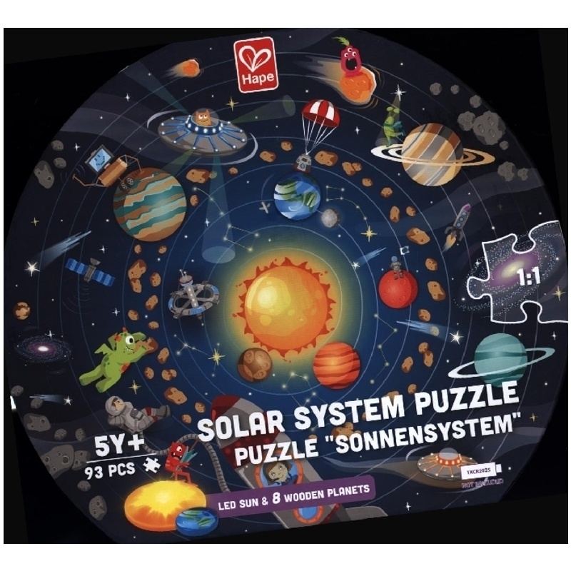 Puzzle SONNENSYSTEM 102-teilig von Hape