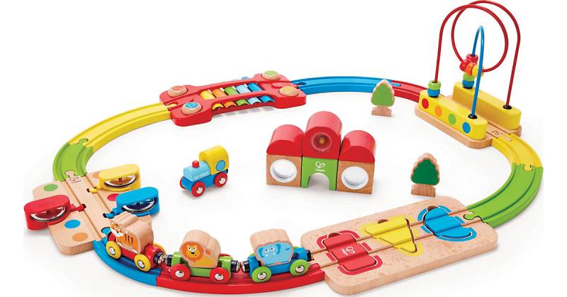 Regenbogen-Puzzle Eisenbahnset von Hape