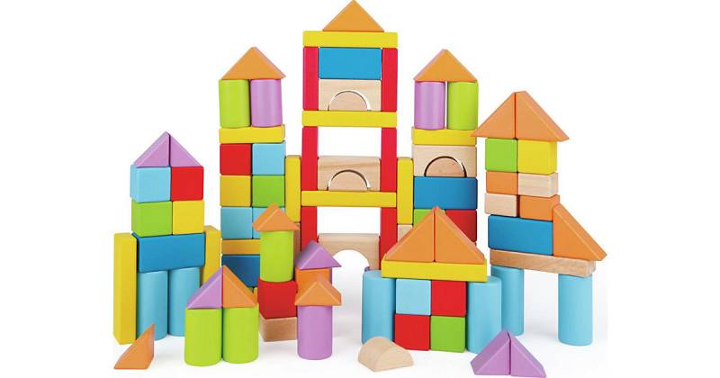 Wunderbare Holzbausteine-101 Teile von Hape