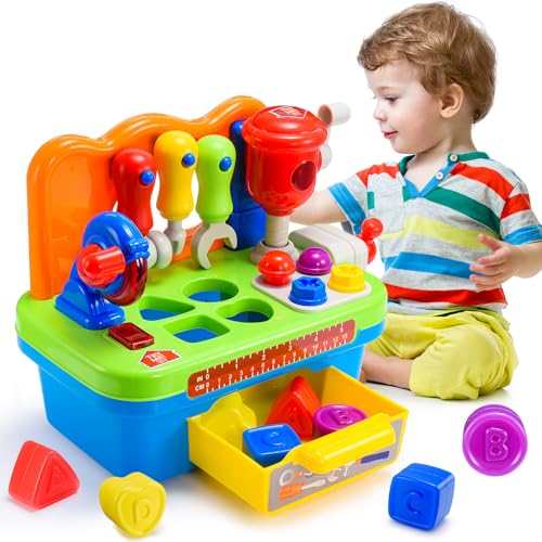 Hapikids Werkbank Kinder Spielzeug ab 1 2 3 Jahr,Montessori Spielzeug ab 1 2 3 Jahr Geschenk Junge 1-4 Jahre Kinderspielzeug ab 1 Jahr Baby Geschenk Junge Motorikspielzeug ab 1 Jahr Baby Spielzeug Hapikids Werkbank Kinder Spielzeug ab 1 2 3 Jahr,Montessori Spielzeug ab 1 2 3 Jahr Geschenk Junge 1-4 Jahre Kinderspielzeug ab 1 Jahr Baby Geschenk Junge Motorikspielzeug ab 1 Jahr Baby Spielzeug von Hapikids