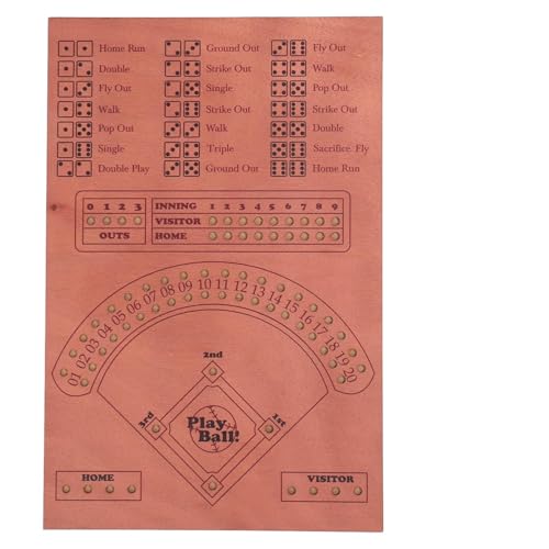Baseball Würfel Brettspiel, Hölzernes Fun Baseballspiel mit Würfel und farbenfrohen Perlen für Spiele, Partys, Urlaubsfeiertagungen Baseball Würfel Brettspiel, Hölzernes Fun Baseballspiel mit Würfel und farbenfrohen Perlen für Spiele, Partys, Urlaubsfeiertagungen von Hapivida