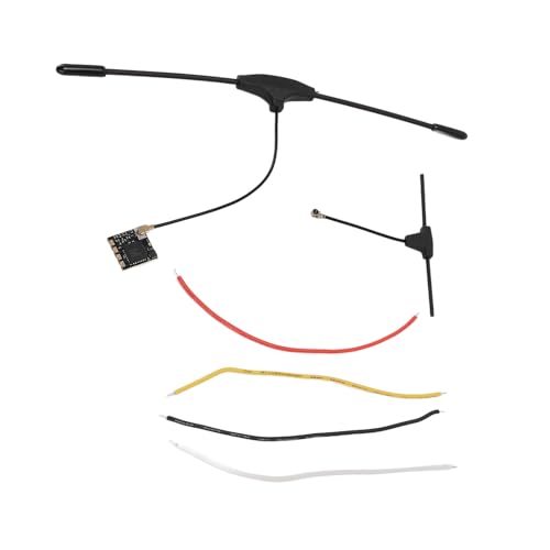 Hapivida FPV -Drohnen -Langstreckenmodul, 915MHz Expresslrs ES900RX -Empfänger -Drohne FPV Mikro -Langstreckenmodul mit T -Antenne für TX16S T12 T16 T18 von Hapivida