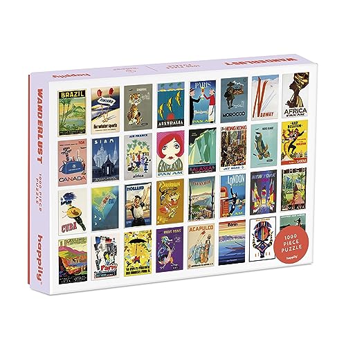 Wanderlust by Harriet Thomas-Bush - 1,000 Piece Happily Puzzle von Happily Puzzles