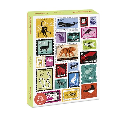 Gestempeltes 1000-teiliges Puzzle für Erwachsene | Das für Tierliebhaber | 100% recyceltes Premium-Puzzle | Modernes 1000-teiliges Puzzle für Erwachsene | Happily Puzzles von Happily