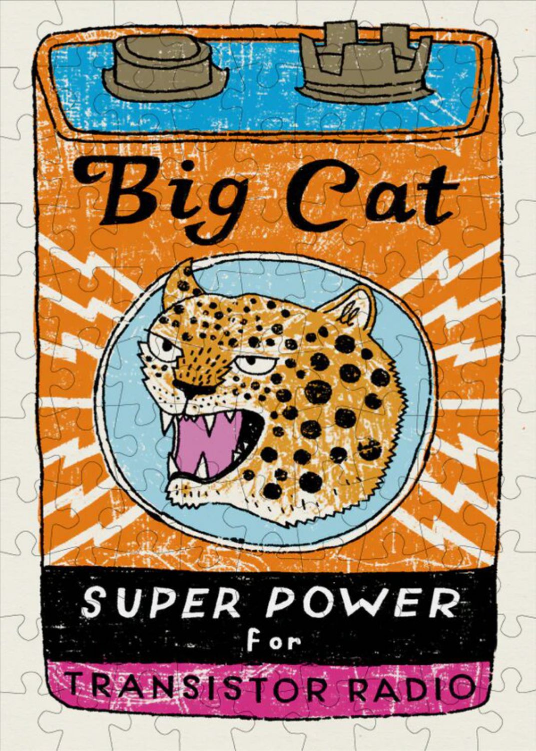 Happily Mini-Puzzle 99 Teile – Big Cat Power - Happily Mini-Puzzle 99 Teile – Big Cat Power - von Happily