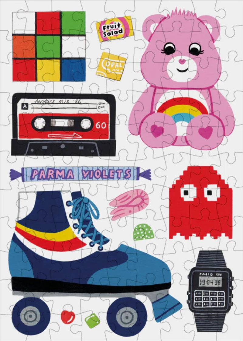 Happily Mini-Puzzle 99 Teile – In the 80s - von Happily