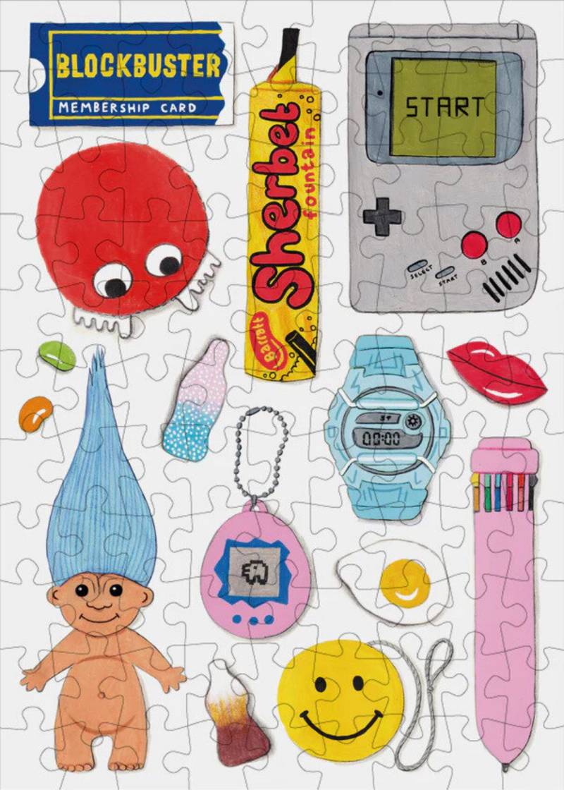 Happily Mini-Puzzle 99 Teile – In the 90s - von Happily