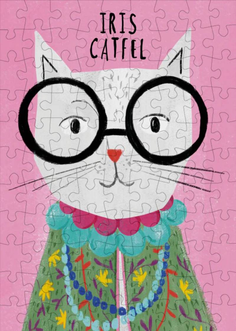 Happily Mini-Puzzle 99 Teile – Iris Catfel - von Happily
