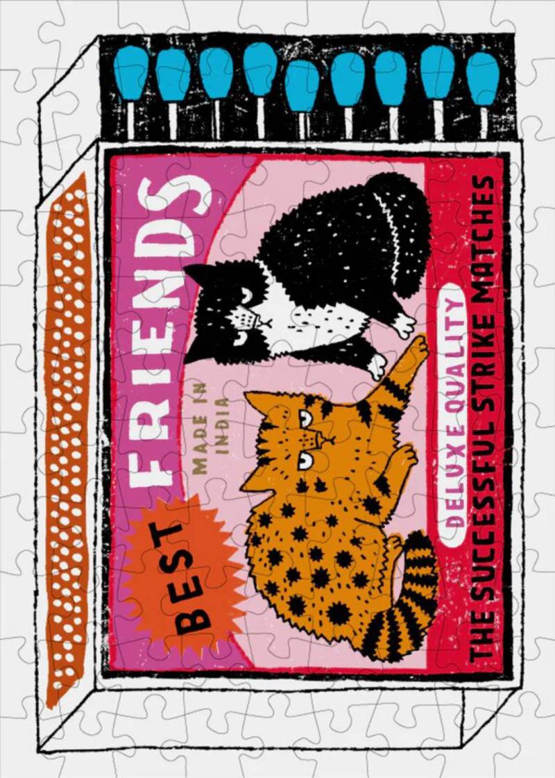 Happily Mini-Puzzle 99 Teile – Matches - von Happily