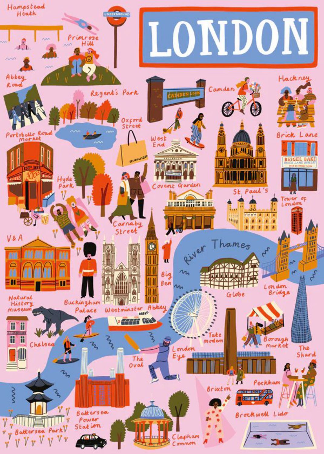 Happily Puzzle 1000 Teile – London - von Happily