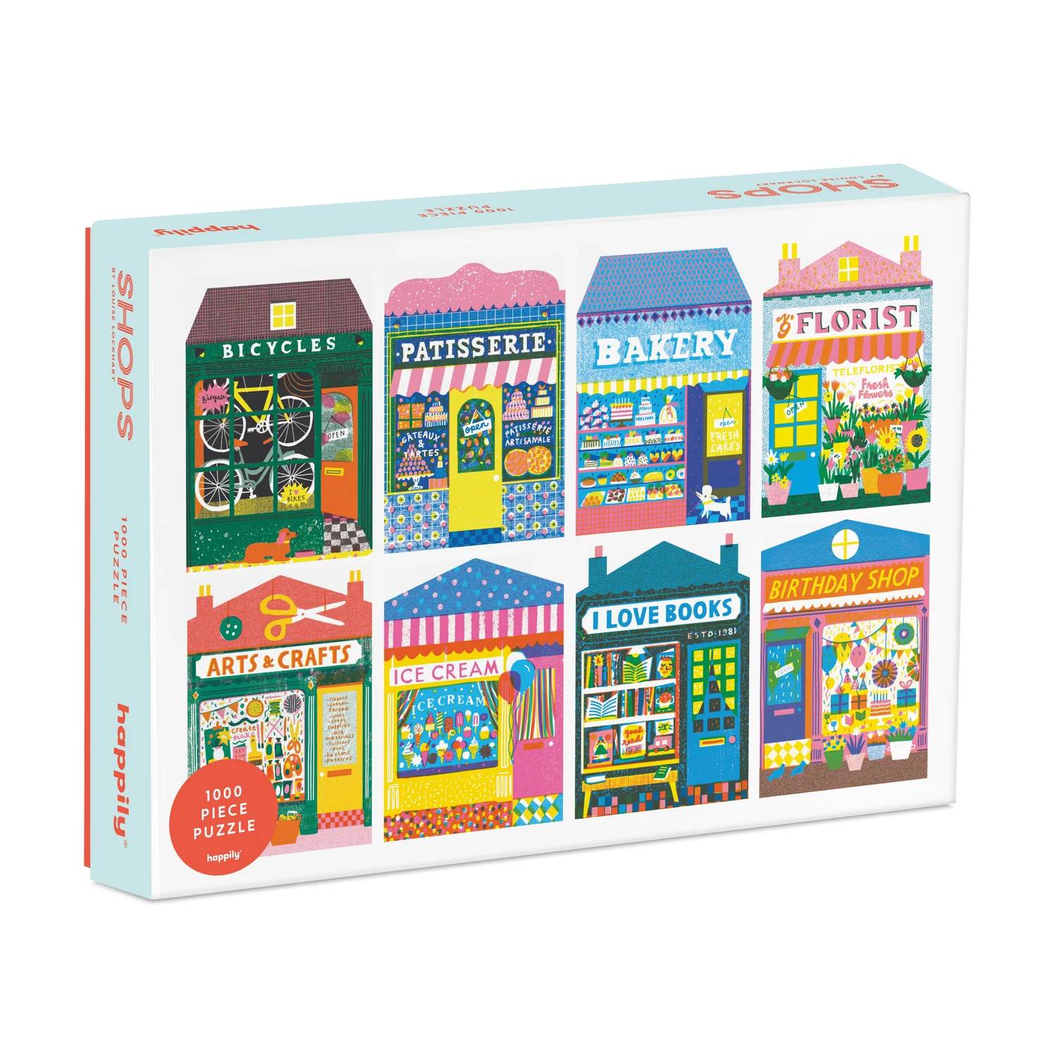 Happily Puzzle 1000 Teile – Shops - Happily Puzzle 1000 Teile – Shops - von Happily