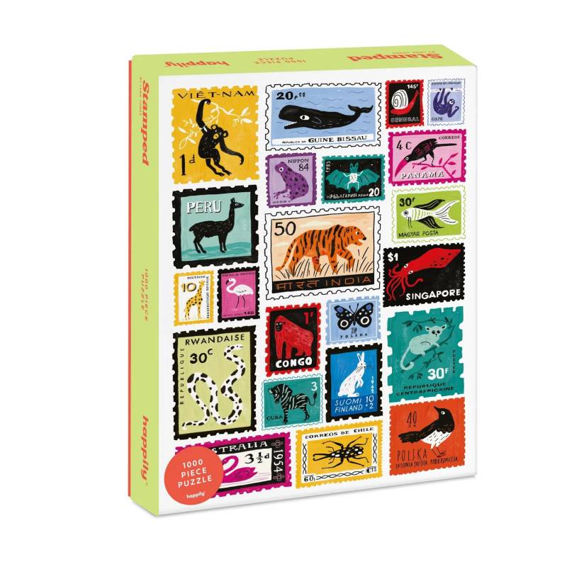 Happily Puzzle 1000 Teile - Stamped - Happily Puzzle 1000 Teile - Stamped - von Happily