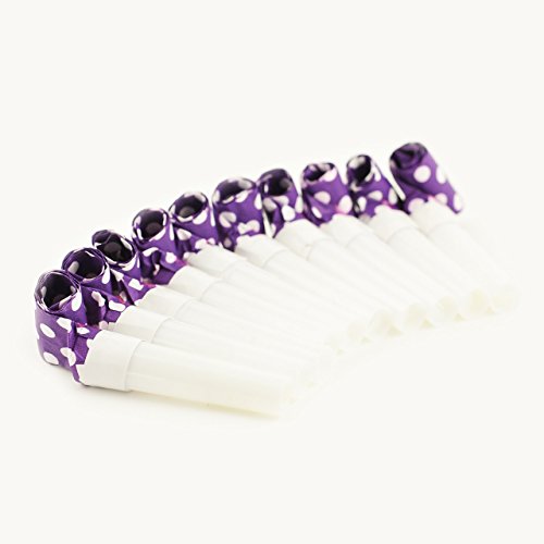 Happium 10 STK. Pfeifen für Geburtstagsfeiern in lila Hörnerform, sie sind vielseitige Accessoires für Hochzeiten, Kinderfeste, Werden für Überraschungen und Witze verwendet, Geburtstage. Happium 10 STK. Pfeifen für Geburtstagsfeiern in lila Hörnerform, sie sind vielseitige Accessoires für Hochzeiten, Kinderfeste, Werden für Überraschungen und Witze verwendet, Geburtstage. von Happium