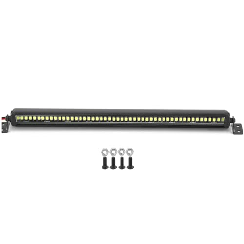 Happlignly RC Auto-Dachlampe 24 36 LED-Lichtleiste für 1/10 RC Crawler Axial SCX10 90046/47 SCX24 Wrangler D90 TRX4 Karosserie, F-Teile von Happlignly