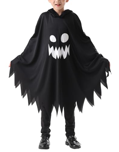 Happy Cherry Geister Kleindung Kinder Cape Mädchen Fun Ghost Poncho Karneval M von Happy Cherry