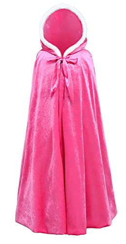 Happy Cherry Mädchen Umhang mit Kapuze Kinder Kleidung Cape Prinzessin Outfits Cosplay Party Kostüm Größe M/5-8 Jahre-B-Rose Happy Cherry Mädchen Umhang mit Kapuze Kinder Kleidung Cape Prinzessin Outfits Cosplay Party Kostüm Größe M/5-8 Jahre-B-Rose von Happy Cherry