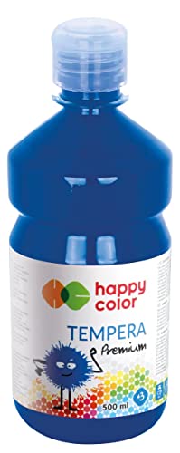 Premium Temperafarbe für Kinder, 1000 ml, Marineblau, Happy Color von Happy Color