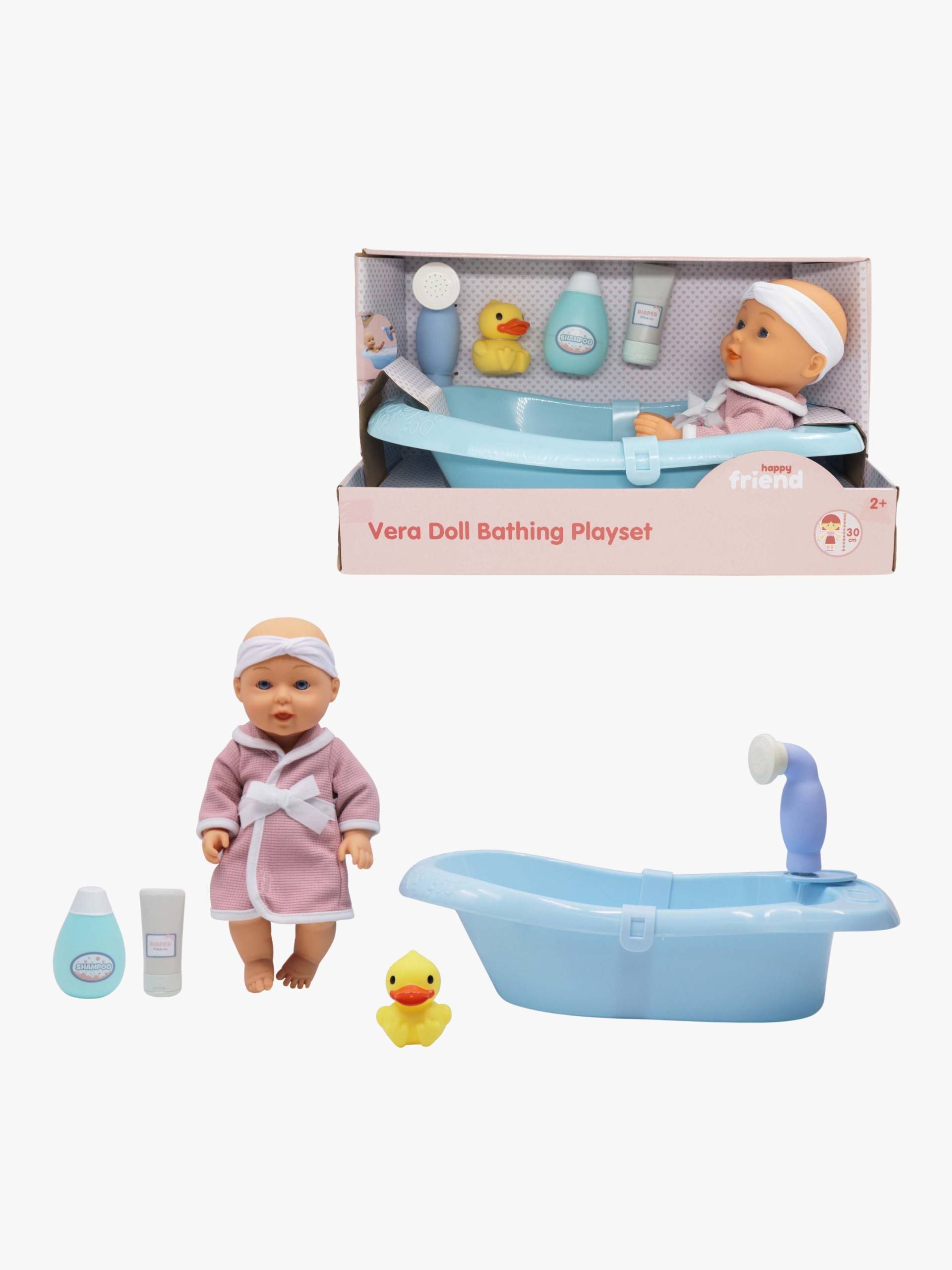 Happy Friend Puppe Mit Badezubehör Vera 30 cm Happy Friend Puppe Mit Badezubehör Vera 30 cm von Happy Friend