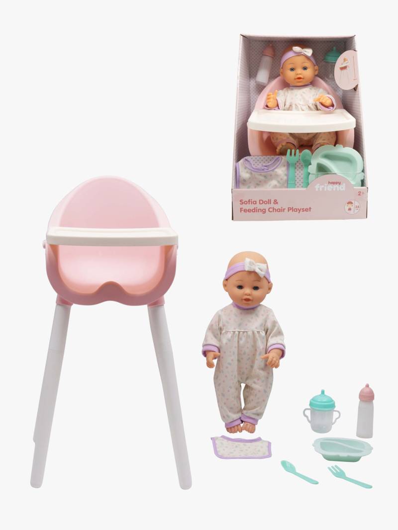 Happy Friend Puppe Mit Hochstuhl Sofia 35 cm Happy Friend Puppe Mit Hochstuhl Sofia 35 cm von Happy Friend