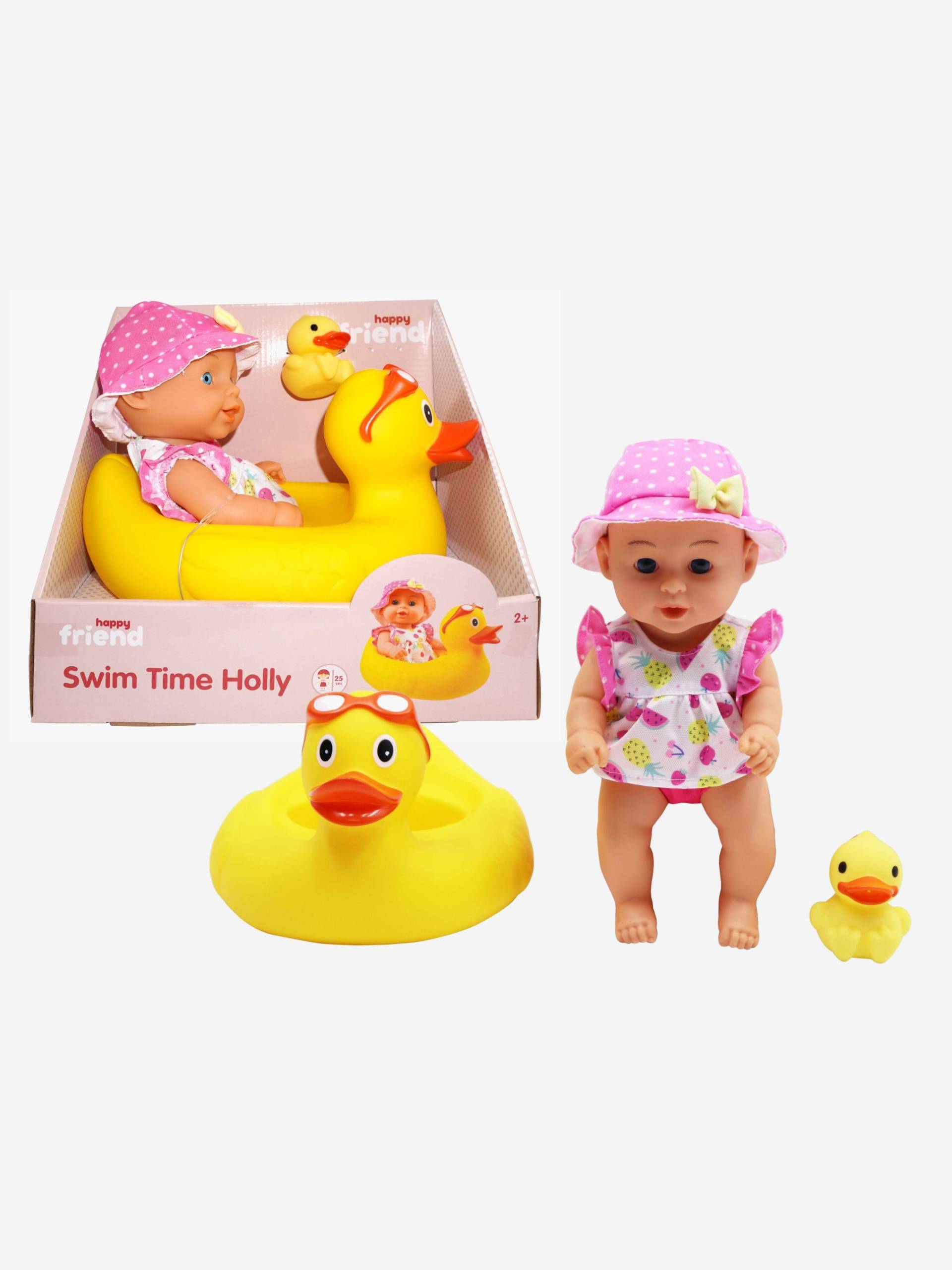 Happy Friend Puppe mit Gummiente Holly 25 cm Happy Friend Puppe mit Gummiente Holly 25 cm von Happy Friend