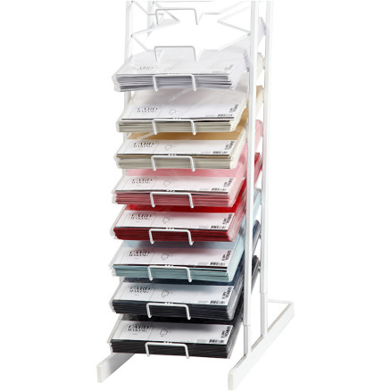 Papier, A4, Blatt 210x297 mm, 80 g, Sortierte Farben, 8x10 Pck/ 1 Pck von Happy Moments