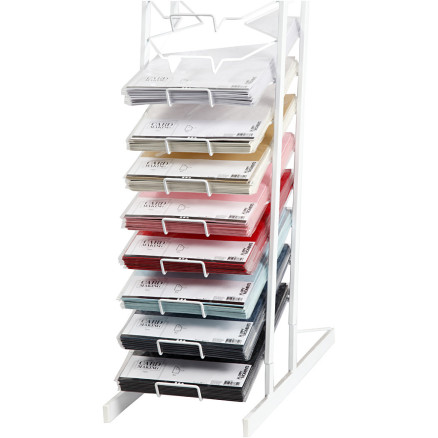 Papier, A4, Blatt 210x297 mm, 80 g, Sortierte Farben, 8x10 Pck/ 1 Pck von Happy Moments
