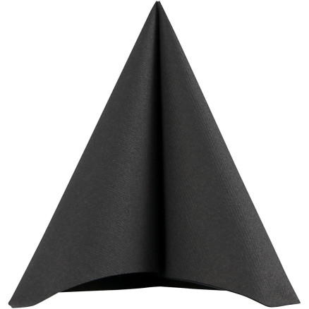 Servietten, Größe 40x40 cm, 60 g, Schwarz, 20 Stk/ 1 Pck Servietten, Größe 40x40 cm, 60 g, Schwarz, 20 Stk/ 1 Pck von Happy Moments