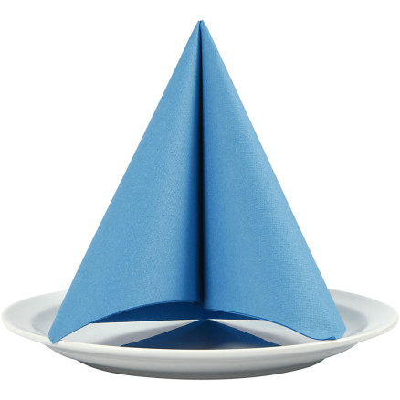 Servietten, Größe 40x40 cm, 60 g, Türkis, 20 Stk/ 1 Pck Servietten, Größe 40x40 cm, 60 g, Türkis, 20 Stk/ 1 Pck von Happy Moments