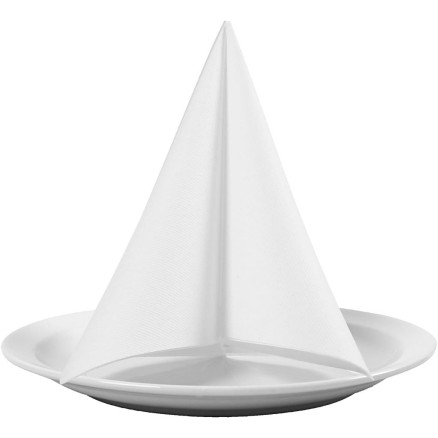 Servietten, Größe 40x40 cm, 60 g, Weiß, 20 Stk/ 1 Pck Servietten, Größe 40x40 cm, 60 g, Weiß, 20 Stk/ 1 Pck von Happy Moments