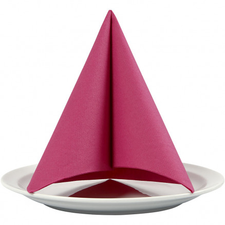 Servietten, Pink, Größe 40x40 cm, 60 g, 20 Stk/ 1 Pck Servietten, Pink, Größe 40x40 cm, 60 g, 20 Stk/ 1 Pck von Happy Moments