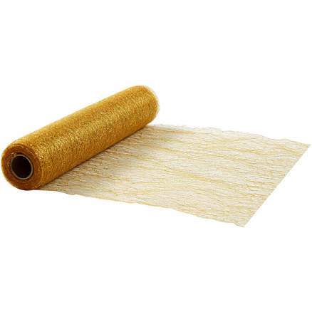 Tischläufer, B 30 cm, Gold, 10 m/ 1 Rolle von Happy Moments