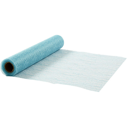 Tischläufer, B 30 cm, Türkis, 10 m/ 1 Rolle von Happy Moments