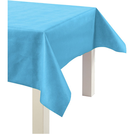 Tischtuch aus Stoffimitat, B 125 cm, 70 g, Türkis, 10 m/ 1 Rolle Tischtuch aus Stoffimitat, B 125 cm, 70 g, Türkis, 10 m/ 1 Rolle von Happy Moments