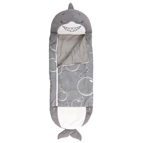 Happy Nappers: Kissen & Schlafsack: groß - grauer Hai - 66x30, 2-in-1: Plüschtier öffnet sich in Schlafsack, weiche Spielfigur, Kinder ab 3 Jahren Happy Nappers: Kissen & Schlafsack: groß - grauer Hai - 66x30, 2-in-1: Plüschtier öffnet sich in Schlafsack, weiche Spielfigur, Kinder ab 3 Jahren von Happy Nappers