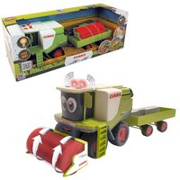 CLAAS KIDS LEXION 780 Mähdrescher + Schneidewerkanhänger, 27 cm, dreht sich, T von Happy People GmbH & Co.KG